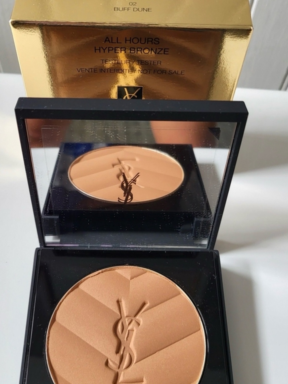NWT!! YSL Bronzer All Hours Hyper Bronze in 02 Buff Dune - Picture 3 of 10